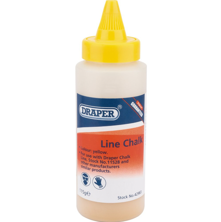 Draper Yellow Chalk Line Bottle 115G 42983