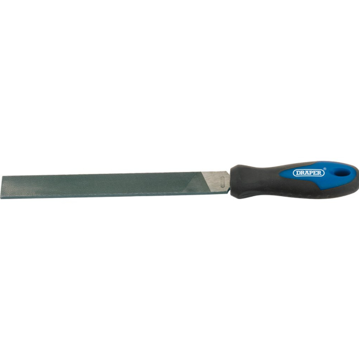 Draper Soft Grip Engineers Hand File & Handle 200MM 44953