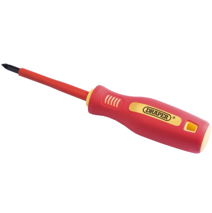 Draper Insulated Cross Slot Screwdriver No.1x80MM 46531