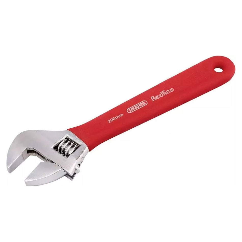 Draper 200MM Soft Grip Adjustable Wrench 67590