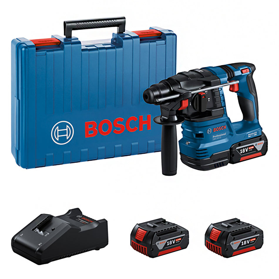 Bosch GBH 18V-22 (2x4.0Ah) Cordless Rotary Hammer (SDS+) 0611924072