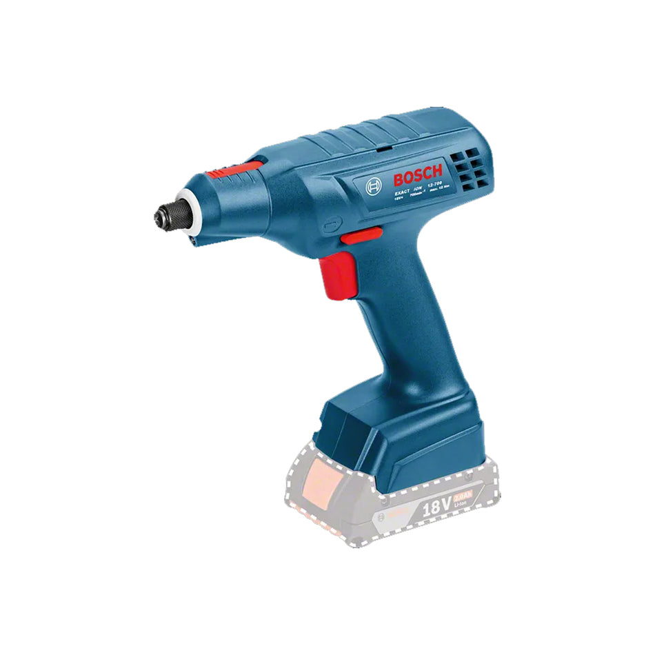 Bosch 18V EXACT ION (Baretool) 2-12Nm Screwdriver (450RPM) 0602494405