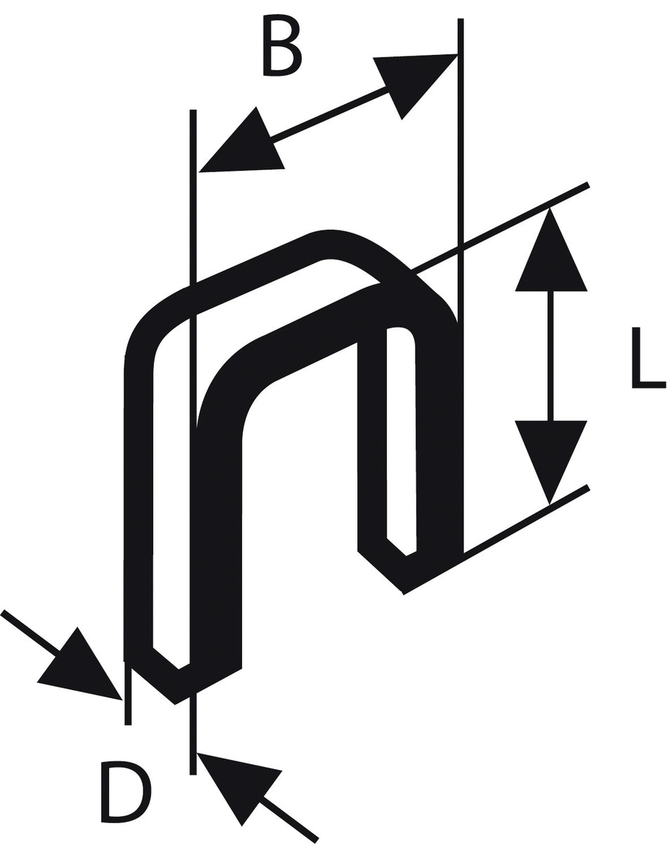 Bosch Professional Staple TK40 20G 1.2 mm, 20 mm, galvanised 2608200701