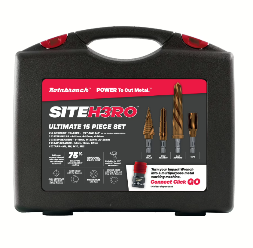 Rotabroach SITEH3RO Ultimate Metric 15 Piece Kit - SHR1