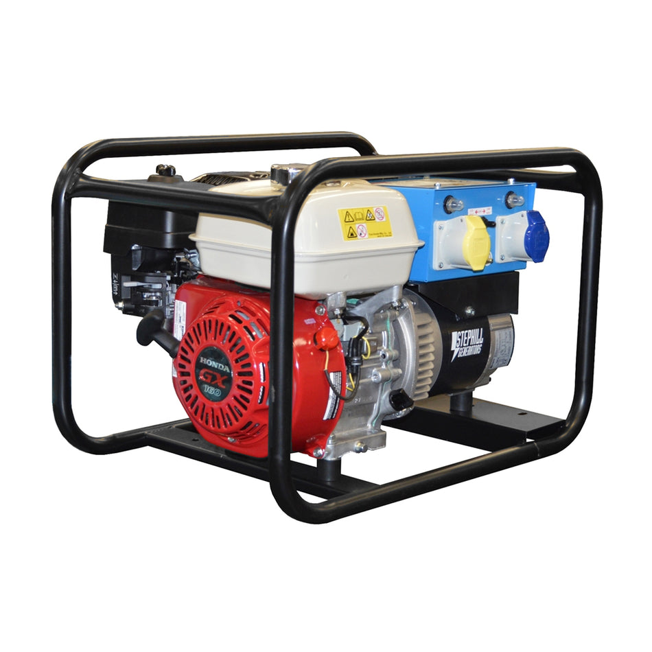 Stephill SE2700P 2.7 kVA / 2.2 kW Honda GX160 Petrol Generator