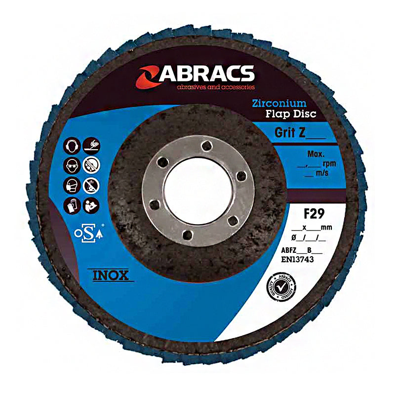 Abracs ABFZ125B080 Abracs Flap Disc 125MM 80G ABR-ABFZ125B080