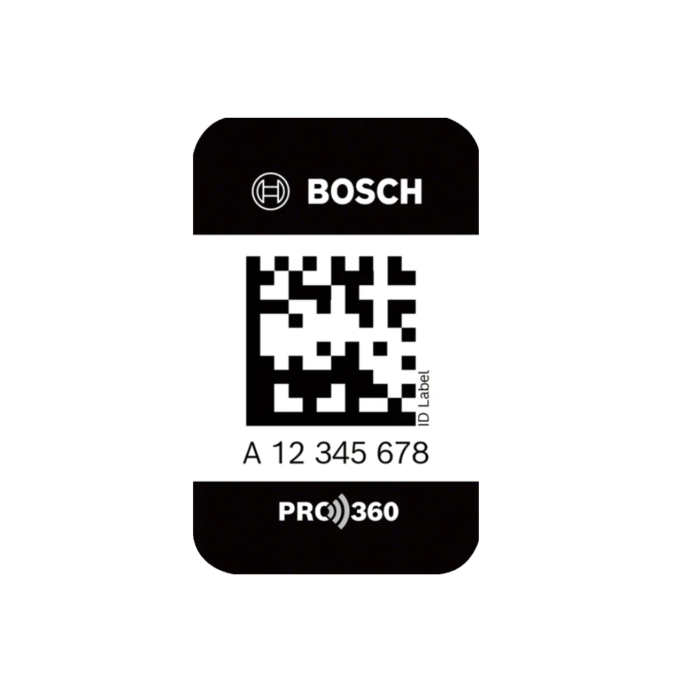 Bosch Professional ID Label Large (50pcs, 25x50mm, QR) 1600A02C1L ...