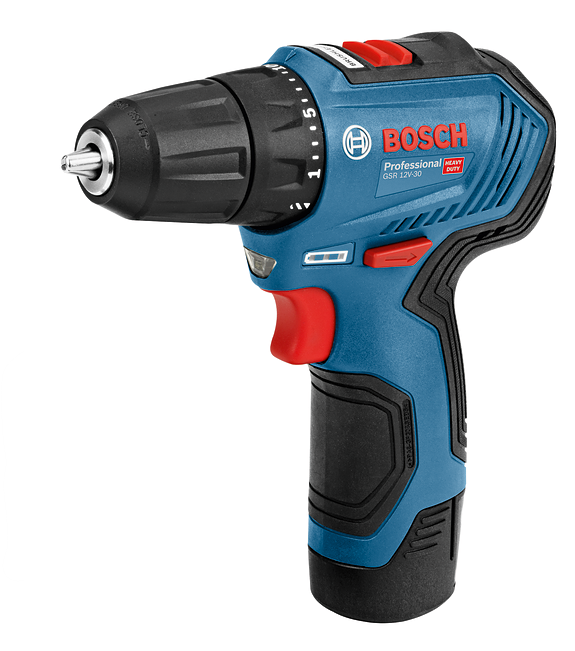 Bosch Professional GSR 12V-30 Cordless Drill Driver In Cardboard ...