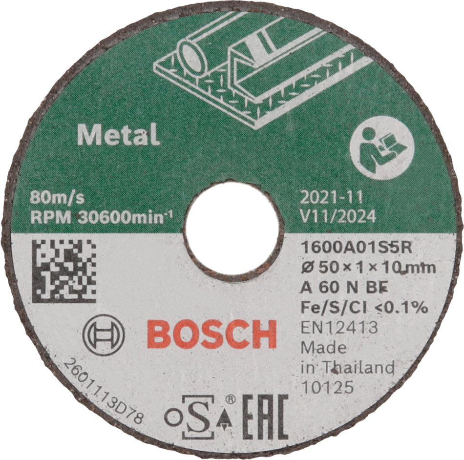 Bosch Expert for Inox Cutting Disc straight 50mm. 3 pcs pack 1600A01S5Y