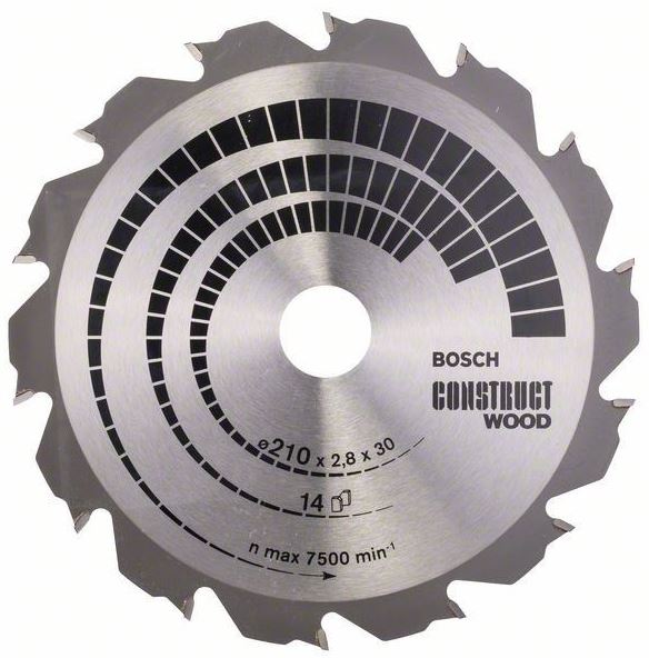 Bosch Professional Const.Wood circular saw blade 210 x 30 x 2.8mm. 14 2608640634