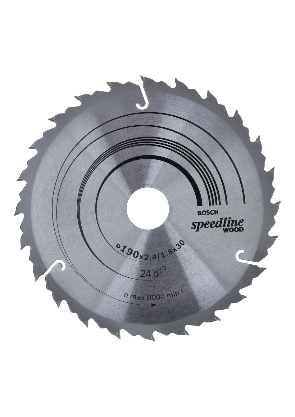 Bosch Circular saw blade Speedline Wood 190 x 30 x 2.4 mm. 24 2608640801