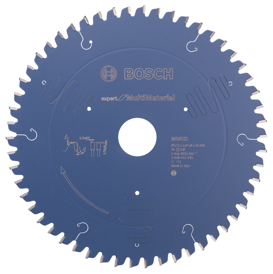 Bosch Expert for Multi Material circular saw blade 210 x 30 x 2.4 mm. 54 2608642492