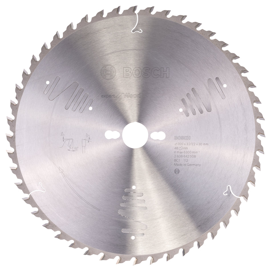 Bosch Expert for Wood circular saw blade 300 x 30 x 3.2 mm. 48 2608642508