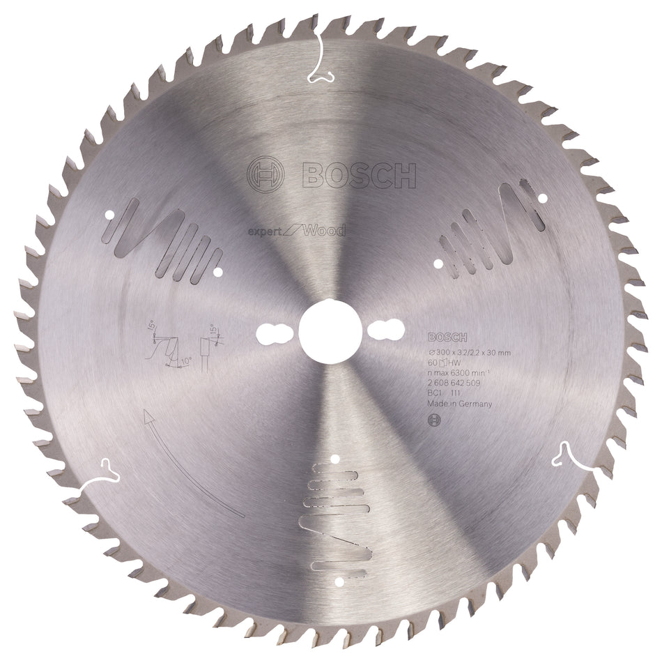 Bosch Expert for Wood circular saw blade 300 x 30 x 3.2 mm. 60 2608642509