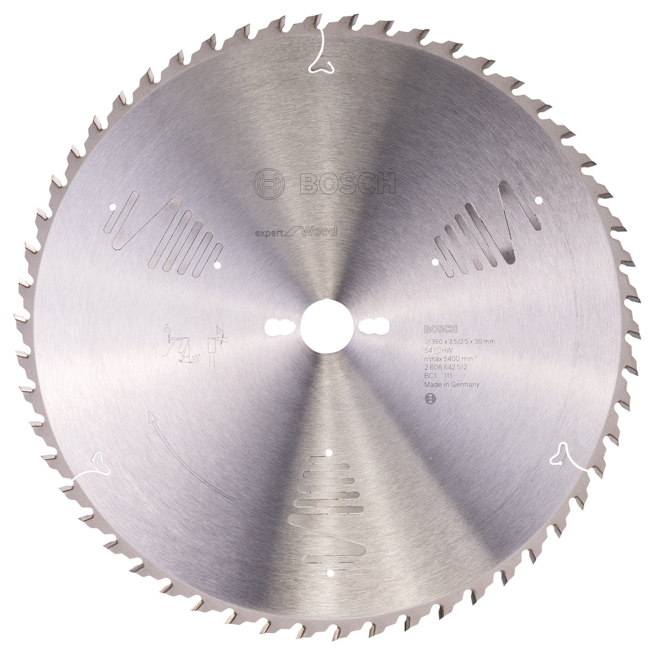 Bosch Expert for Wood circular saw blade 350 x 30 x 3.5 mm. 54 2608642512