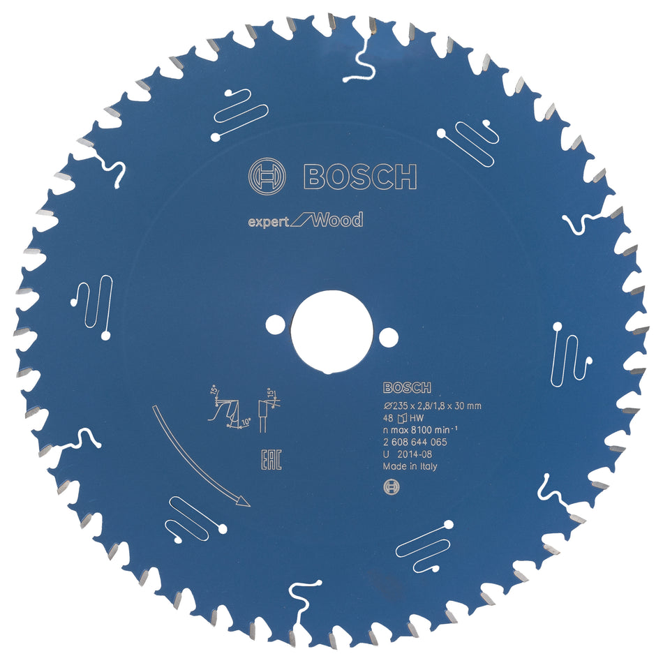 Bosch Circular saw blade Expert for Wood 235 x 30 x 2.8 mm. 48 2608644065