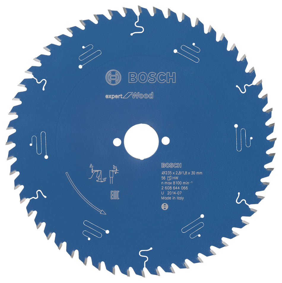 Bosch Circular saw blade Expert for Wood 235 x 30 x 2.8 mm. 56 2608644066