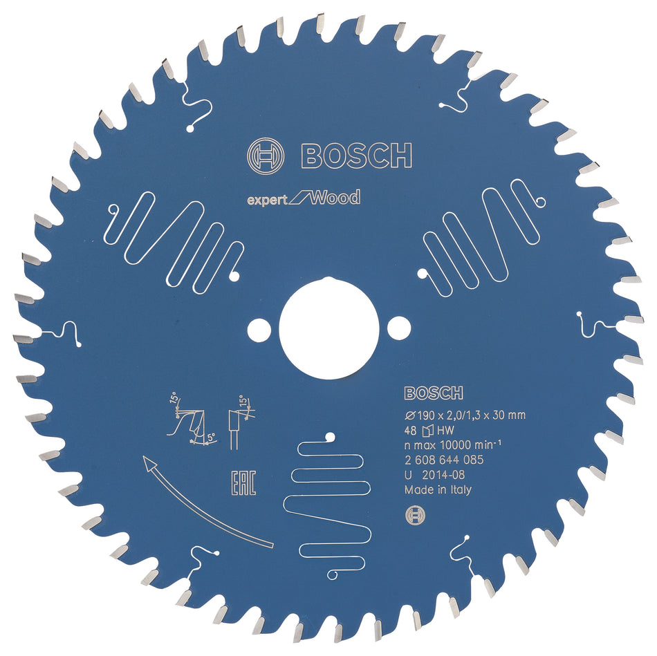 Bosch Circular saw blade Expert for Wood 190 x 30 x 2.0 mm. 48 2608644085