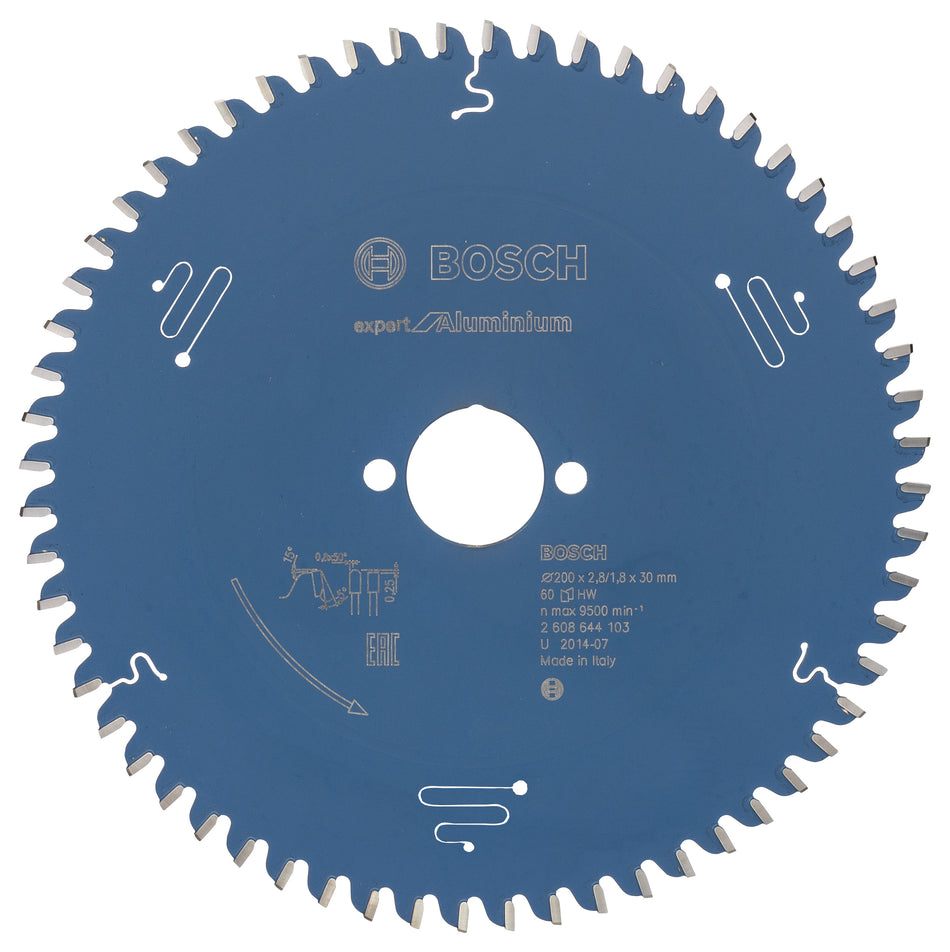 Bosch Circular saw blade Expert for Aluminium 200 x 30 x 2.8 mm. 60 2608644103