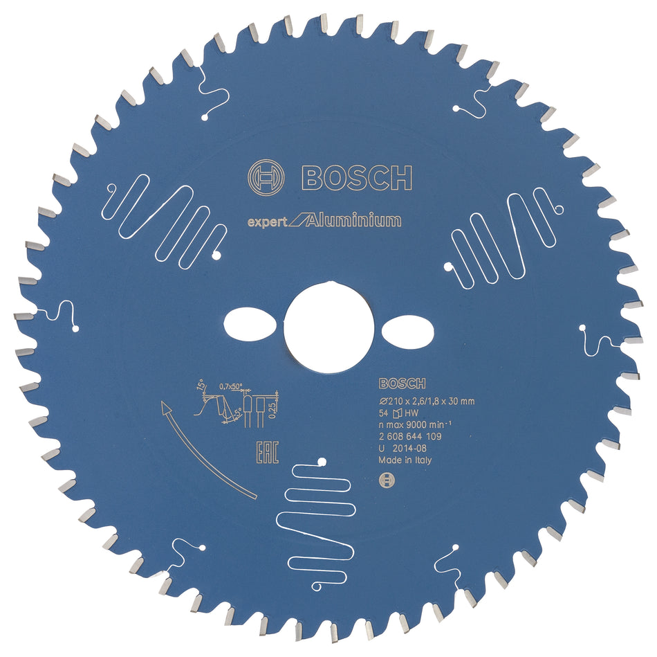 Bosch Circular saw blade Expert for Aluminium 210 x 30 x 2.6 mm. 54 2608644109