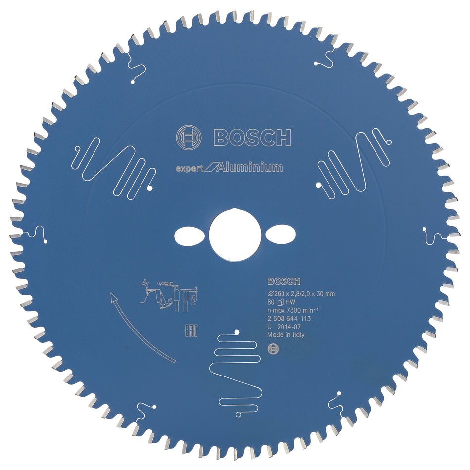 Bosch Circular saw blade Expert for Aluminium 260 x 30 x 2.8 mm. 80 2608644113