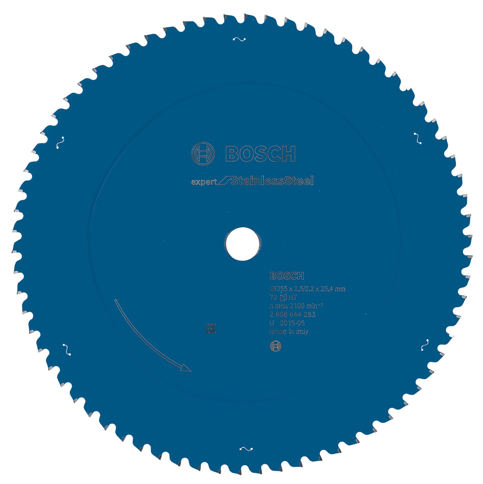Bosch Circular saw blade Expert for Stainless Steel 355 x 25.4 x 2.5 x 70 2608644283