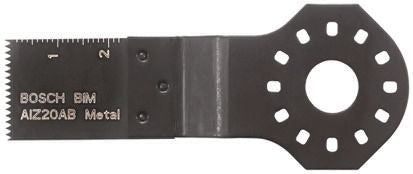 Bosch AIZ20AB BIM Plungecut Sawblade for Metal 20 x 20mm Pk 5 2608661628