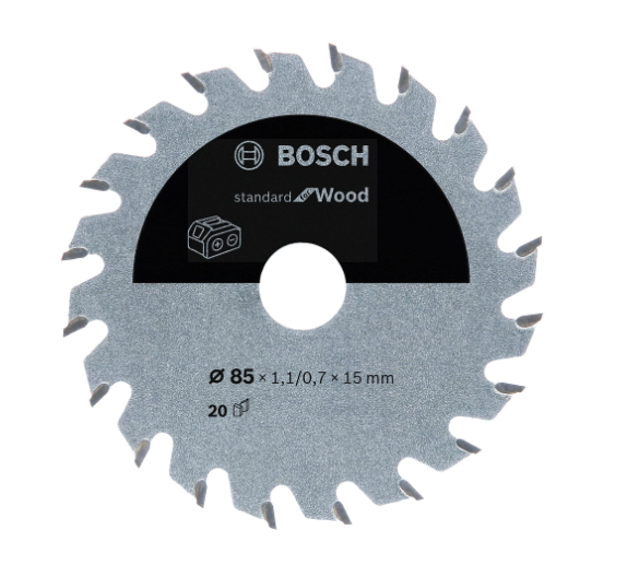 Bosch Professional Circular Saw Blade Wood 85x 1.1 0.7 x 15mm 20T 2608837666