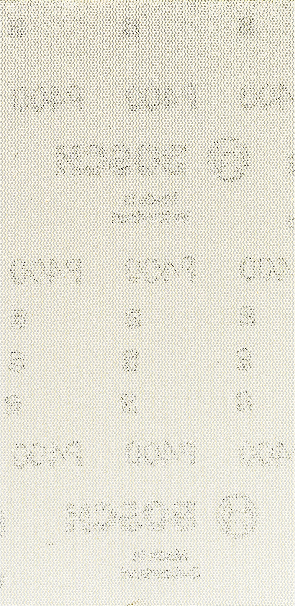 Bosch EXPERT M480 Sanding Net for Orbital Sanders 93 x 186 mm. G 400. 10 pc 2608900751