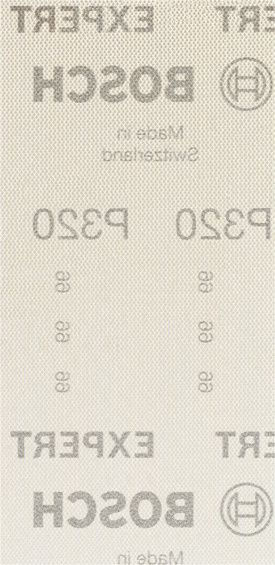 Bosch EXPERT M480 Sanding Net for Orbital Sanders 93 x 186 mm. G 320. 50 pc 2608900759