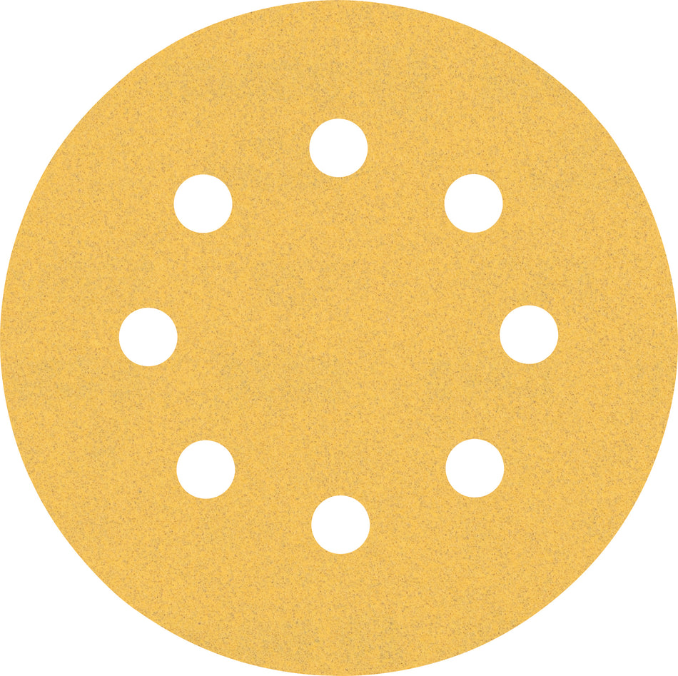 Bosch EXPERT C470 Sandpaper with 8 holes for Random Orbital Sanders 115 mm. G 120 5 pc 2608900797