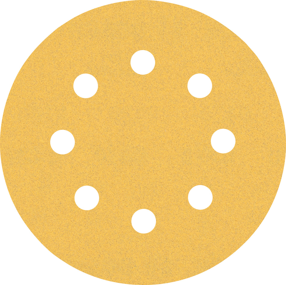 Bosch EXPERT C470 Sandpaper Set for Orbital Sanders 115 mm. 8 holes. G 60 120 240 6pc 2608900802