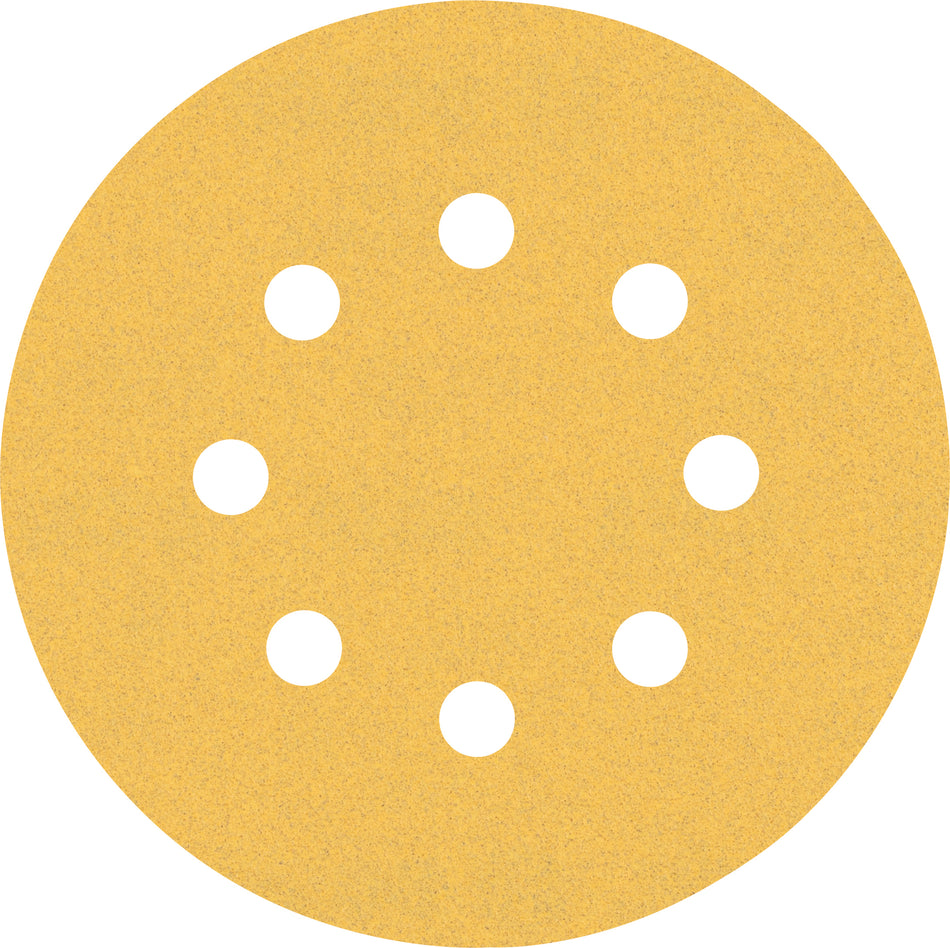 Bosch EXPERT C470 Sandpaper with 8 holes for Random Orbital Sanders 125 mm. G 120 5 pc 2608900807