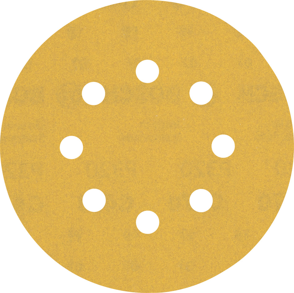 Bosch EXPERT C470 Sandpaper with 8 holes for Random Orbital Sanders 125 mm. G 320 5 pc 2608900810