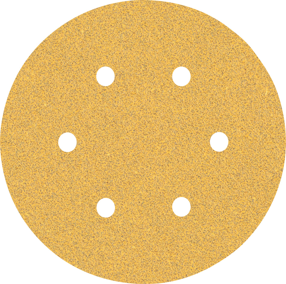 Bosch EXPERT C470 Sandpaper with 6 holes for Random Orbital Sanders 150 mm. G 60 5 pc 2608900814