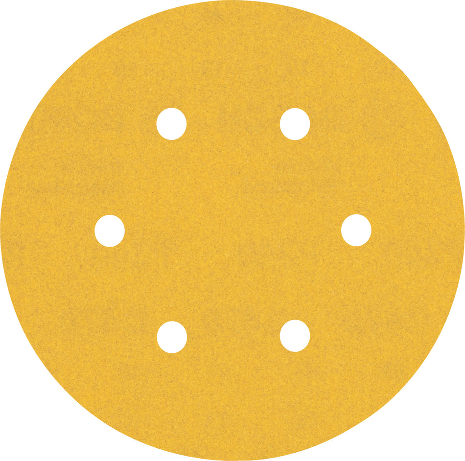 Bosch EXPERT C470 Sandpaper with 6 holes for Random Orbital Sanders 150 mm. G 240 5 pc 2608900819