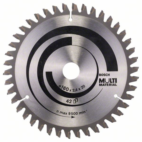 Bosch Multi Material circular saw blade 160 x 20 16 x 2.4 mm. 42 2608640503