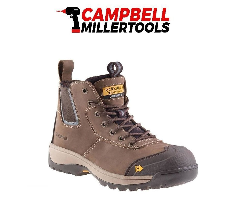 Buckler BHYB1BR Hybridz Safety Lace Dealer Boots Brown Size 9 BUC BHYB1BR 43